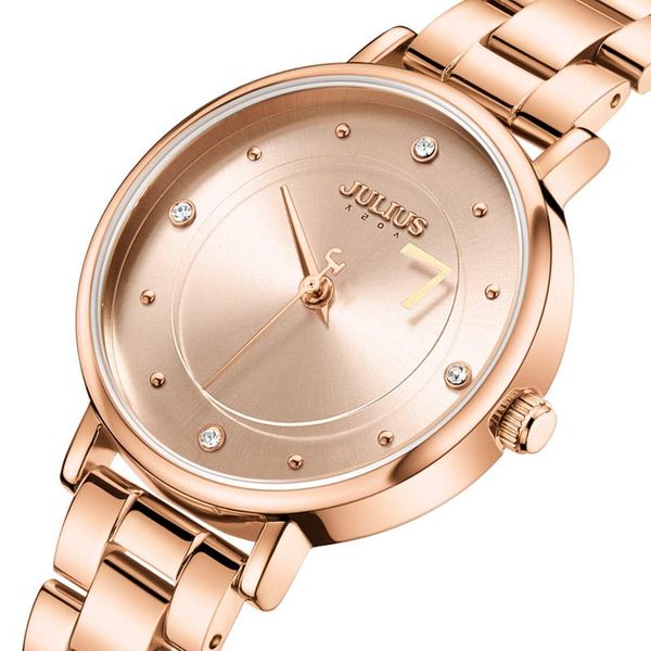julius floating minute hand lady women's watch japan quartz elegant fashion hours bracelet chain girl's birthday gift box wristwat, Slivery;brown
julius floating minute hand lady women's watch japan quartz elegant fashion hours bracelet chain girl's birthday gift box wristwat, Slivery;brown