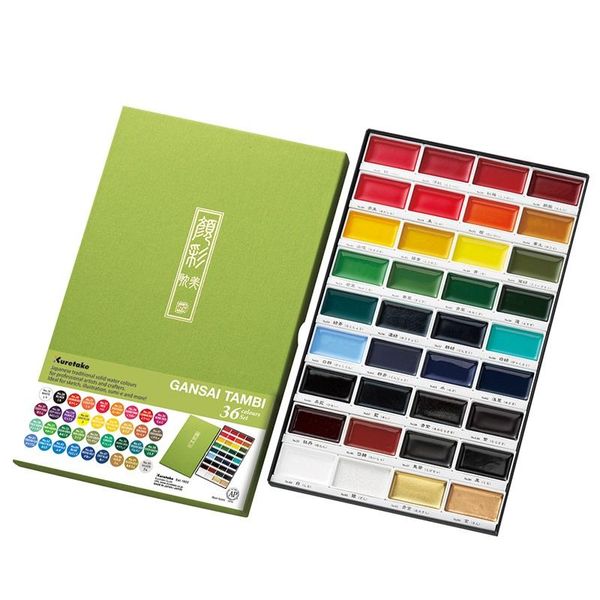 gift sets japanese kuretake solid watercolor paint set chinese painting pigment original llustration 36 colors acuarelas art supplies
gift sets japanese kuretake solid watercolor paint set chinese painting pigment original llustration 36 colors acuarelas art supplies