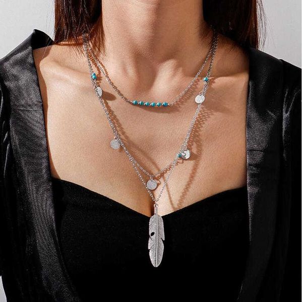 multi-layer leaf tibetan silver turquoise pendant necklaces gstqn071 fashion gift national style women men's diy necklace pendants
multi-layer leaf tibetan silver turquoise pendant necklaces gstqn071 fashion gift national style women men's diy necklace pendants