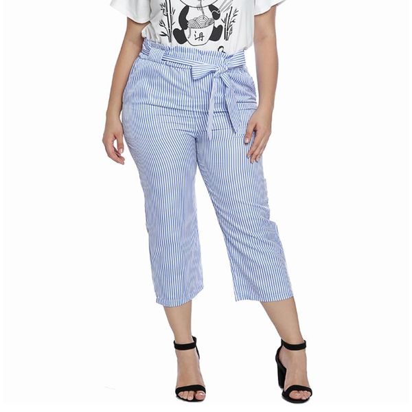 women's pants & capris wipalo women striped straps casual capri plus size elastic waist wide leg summer loose straight trousers bottoms, Black;white
women's pants & capris wipalo women striped straps casual capri plus size elastic waist wide leg summer loose straight trousers bottoms, Black;white