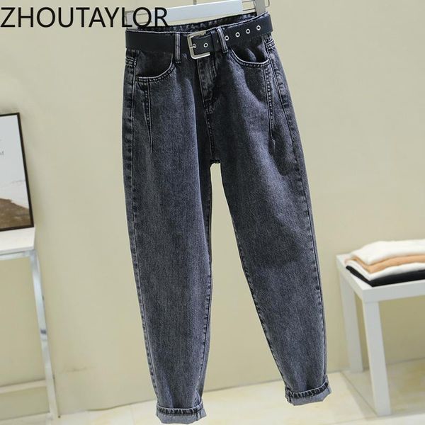 women's jeans zhoutaylor woman zippers high waisted button ankle-length trousers femme loose street autumn harem pants female, Blue
women's jeans zhoutaylor woman zippers high waisted button ankle-length trousers femme loose street autumn harem pants female, Blue