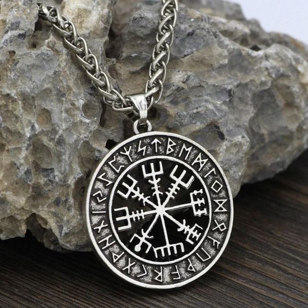 pendant necklaces amulet jewelry gift 2021 norse vikings vegvisir compass odin chain necklace for women men, Silver
pendant necklaces amulet jewelry gift 2021 norse vikings vegvisir compass odin chain necklace for women men, Silver