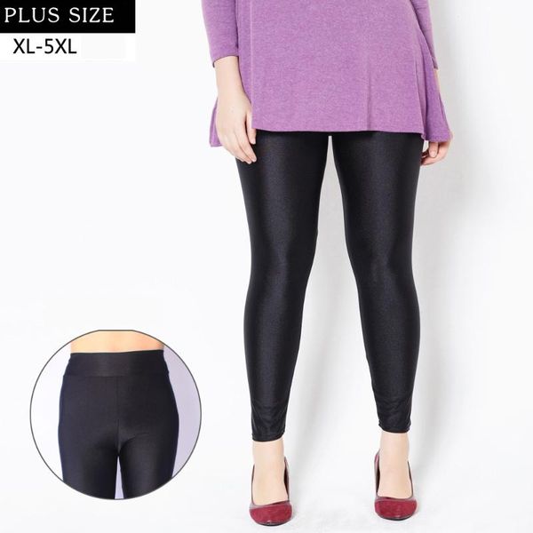 women's leggings high waist super elastic comfortable soft shiny plus size 5xl, Black
women's leggings high waist super elastic comfortable soft shiny plus size 5xl, Black