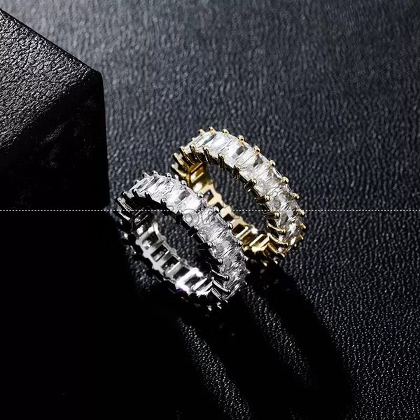 hip hop rock bling iced out 1 row square cubic zirconia ring tennis chain rings women men cz zircon, Silver
hip hop rock bling iced out 1 row square cubic zirconia ring tennis chain rings women men cz zircon, Silver