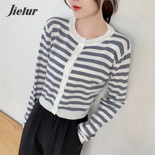 basic striped sweater cardigan women's simple all-match soft waxy s long sleeve hipster female autumn 210426, White;black
basic striped sweater cardigan women's simple all-match soft waxy s long sleeve hipster female autumn 210426, White;black