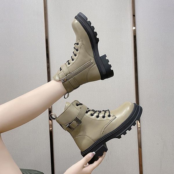 boots brand genuine leather round toe soft small feet breathable short single all-match size 40, Black
boots brand genuine leather round toe soft small feet breathable short single all-match size 40, Black