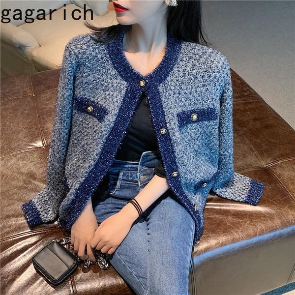 women's jackets gagarich autumn chic knitting coat 2021 all-match korean short round neck single breast loose long sleeved female cardi, Black;brown
women's jackets gagarich autumn chic knitting coat 2021 all-match korean short round neck single breast loose long sleeved female cardi, Black;brown