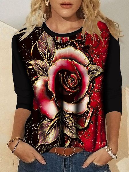 women's blouses & shirts blouse women long sleeves o-neck floral print antumn fashion loose streetwear elegant ladies pullover plus siz, White
women's blouses & shirts blouse women long sleeves o-neck floral print antumn fashion loose streetwear elegant ladies pullover plus siz, White