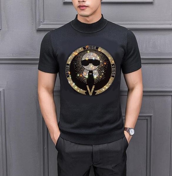 men's sweaters men t-shirt knitted short sleeves solid color sweater pullover t shirt slim tees, White;black
men's sweaters men t-shirt knitted short sleeves solid color sweater pullover t shirt slim tees, White;black
