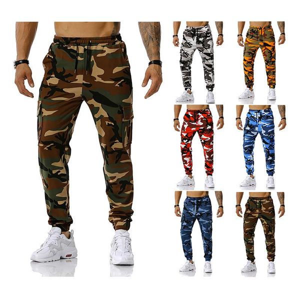 men's pants 2021 autumn splicing camouflage jogging outdoor sports training fitness, Black
men's pants 2021 autumn splicing camouflage jogging outdoor sports training fitness, Black