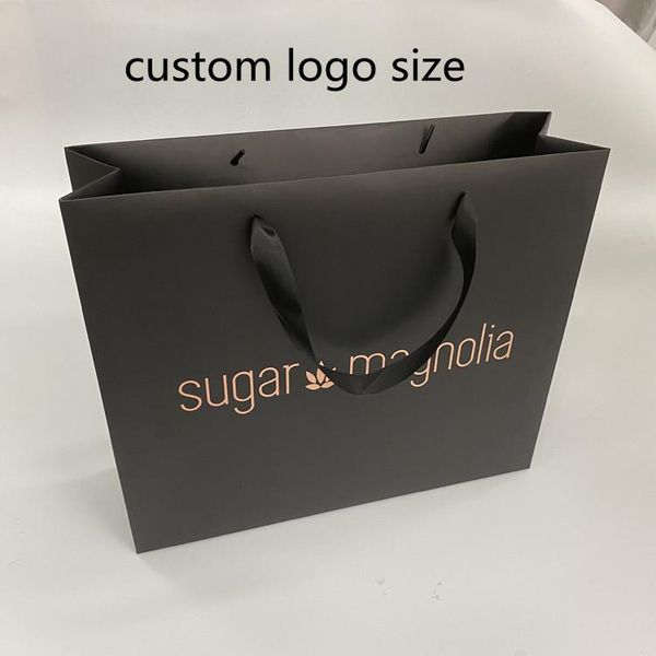 gift wrap 500pcs wholesale custom printed black luxury shopping paper bag with handle
gift wrap 500pcs wholesale custom printed black luxury shopping paper bag with handle