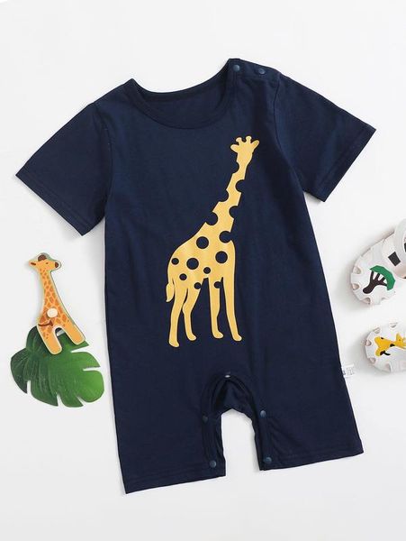 baby boy cartoon graphic tee romper she01, Blue
baby boy cartoon graphic tee romper she01, Blue