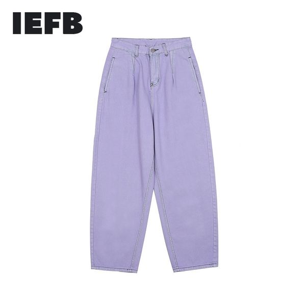 iefb spring summer men's purple jeans harajuku trendy loose denim trousers hip hop high street casual pants 9y5584 210524, Blue
iefb spring summer men's purple jeans harajuku trendy loose denim trousers hip hop high street casual pants 9y5584 210524, Blue
