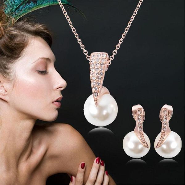 earrings & necklace fashion trend jewelry pearl exquisite diamonds ladies set accessories crystal pendant ear, Silver
earrings & necklace fashion trend jewelry pearl exquisite diamonds ladies set accessories crystal pendant ear, Silver