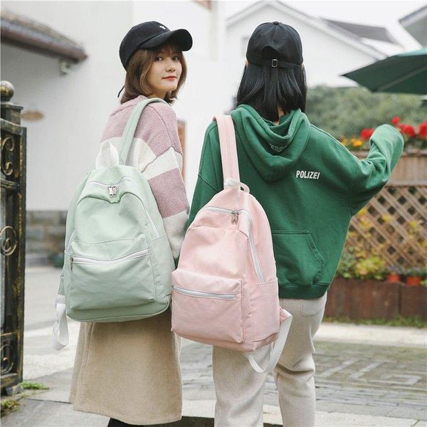 backpack college style pure color simple small fresh literary and sweet girl versatile student schoolbag
backpack college style pure color simple small fresh literary and sweet girl versatile student schoolbag