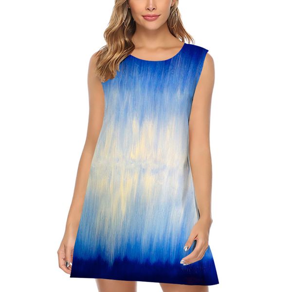 fashionable short 2021 style celebrity skirt temperament mid sleeveless miniskirt tie dye digital print open back, Black
fashionable short 2021 style celebrity skirt temperament mid sleeveless miniskirt tie dye digital print open back, Black