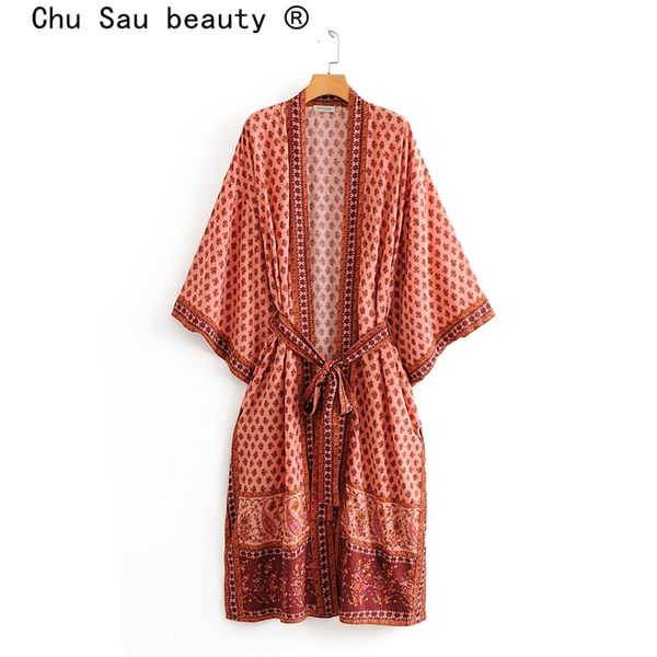 beauty fashion boho style floral print long shirts women holiday chic sashes kimono female summer loose beach wear 210514, White
beauty fashion boho style floral print long shirts women holiday chic sashes kimono female summer loose beach wear 210514, White