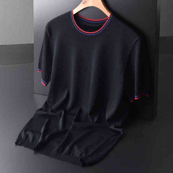 tee shirt shirt contrast color rib mens luxury knitted soft ventilate men t-shirt plus size 3xl 4xl slim fit summer man t-shirts, White;black
tee shirt shirt contrast color rib mens luxury knitted soft ventilate men t-shirt plus size 3xl 4xl slim fit summer man t-shirts, White;black