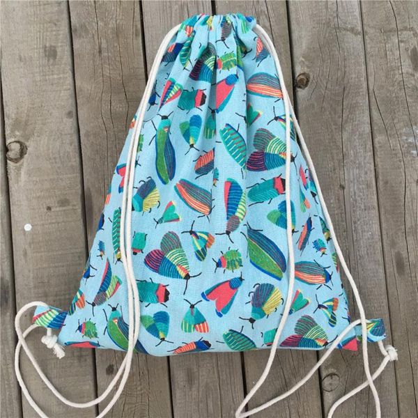 backpack yile cotton linen eco drawstring student book bag print insects blue pink base 8115e
backpack yile cotton linen eco drawstring student book bag print insects blue pink base 8115e