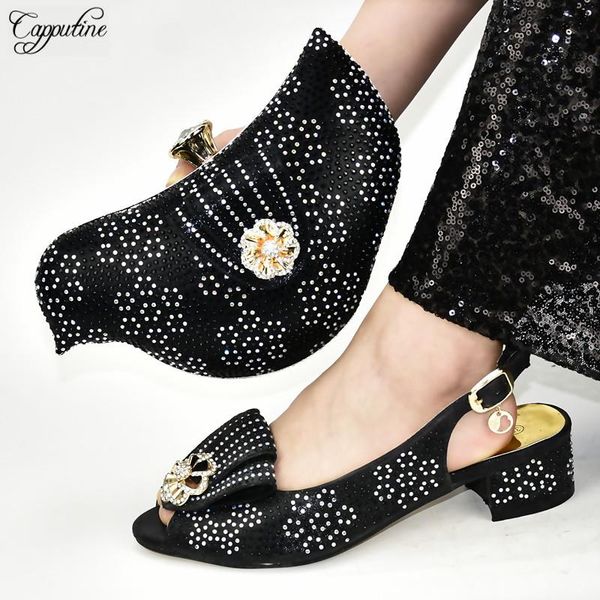dress shoes black african women's medium heel with purse bag set party sandals and handbag 111-2 height 4.5cm
dress shoes black african women's medium heel with purse bag set party sandals and handbag 111-2 height 4.5cm