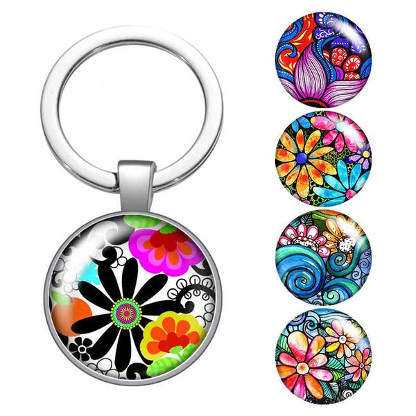 colorful flowers daisy patterns glass cabochon keychain bag car key rings holder charms silver plated key chains man women gifts
colorful flowers daisy patterns glass cabochon keychain bag car key rings holder charms silver plated key chains man women gifts