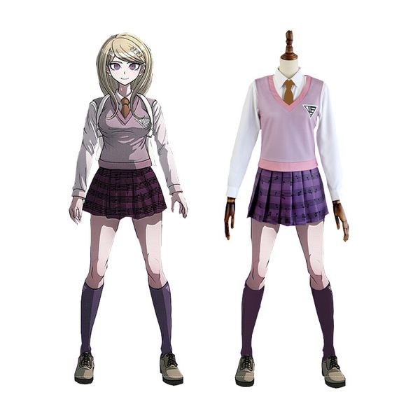 anime danganronpa kaede akamatsu jurk uniformen cosplay kostuums with wig size xs-xxl, Black
anime danganronpa kaede akamatsu jurk uniformen cosplay kostuums with wig size xs-xxl, Black