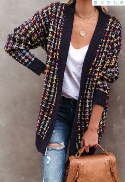 women's jackets coats winter large cardigan personality fashion sweater color female bds0, Black;brown
women's jackets coats winter large cardigan personality fashion sweater color female bds0, Black;brown