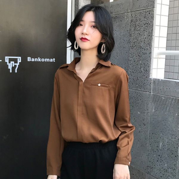 arrival autumn korea fashions long sleeve lets go of women's shirts turn-down collar casual white blouse s423
arrival autumn korea fashions long sleeve lets go of women's shirts turn-down collar casual white blouse s423