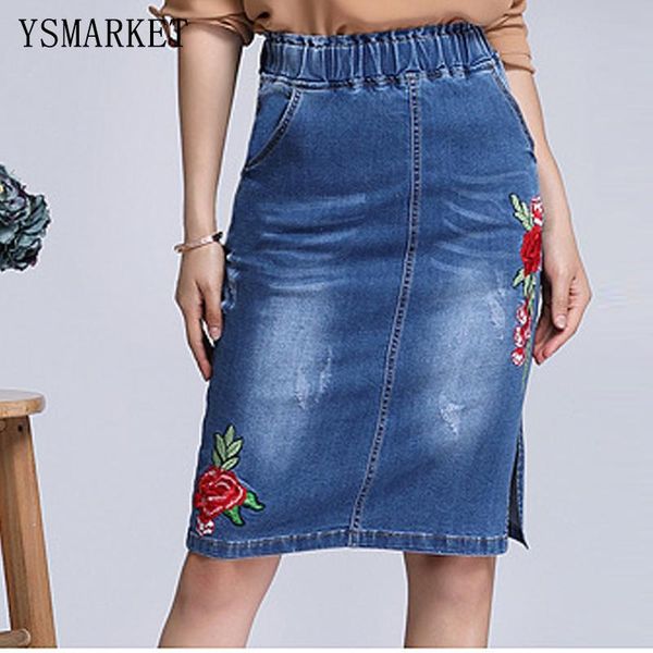 skirts plus size 4xl stretch waist floral embroidered denim women spring summer short pencil jeans skirt saias casual fashion, Black
skirts plus size 4xl stretch waist floral embroidered denim women spring summer short pencil jeans skirt saias casual fashion, Black