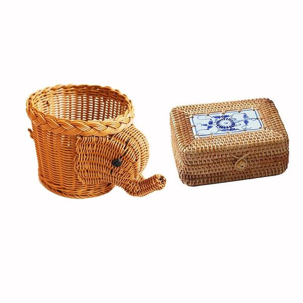 storage baskets 2pcs animal shape rattan waterproof desksnack fruit bread basket with woven box lid
storage baskets 2pcs animal shape rattan waterproof desksnack fruit bread basket with woven box lid