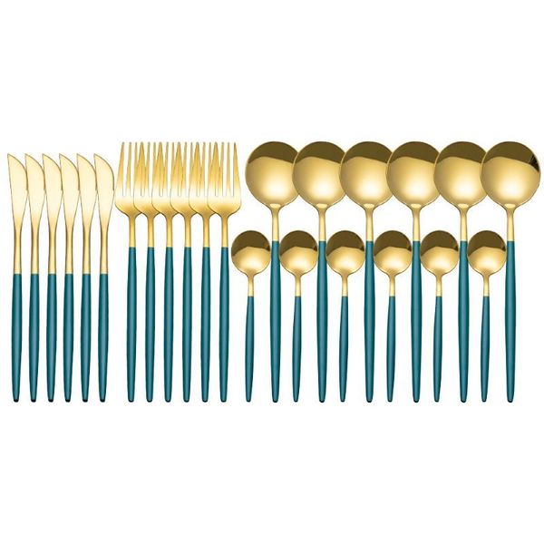 24pcs new dinnerware set cutlery set mirror dinnenrware set stainless steel flatware dinner knife fork spoon teaspoon for home
24pcs new dinnerware set cutlery set mirror dinnenrware set stainless steel flatware dinner knife fork spoon teaspoon for home