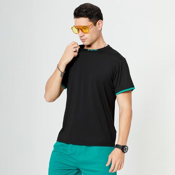 summer trend fashion casual sports men's round neck t-shirt loose short sleeve t-shirts, White;black
summer trend fashion casual sports men's round neck t-shirt loose short sleeve t-shirts, White;black