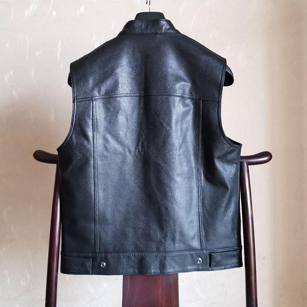 men's vests hlzz351 asian small size mens super genuine goat leather brass button vest stylish waistcoat, Black;white
men's vests hlzz351 asian small size mens super genuine goat leather brass button vest stylish waistcoat, Black;white