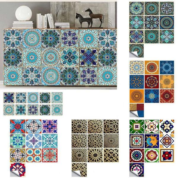 wall stickers 10 pieces of retro pattern matte surface tile kitchen bathroom table floor wear-resistant
wall stickers 10 pieces of retro pattern matte surface tile kitchen bathroom table floor wear-resistant