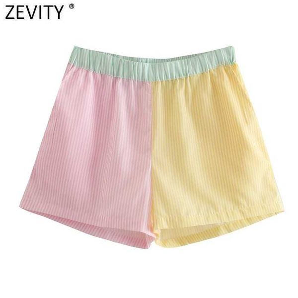 zevity women fashion candy color patchwork striped print casual bermuda shorts female chic elastic pantalone cortos p1138 210603, White;black
zevity women fashion candy color patchwork striped print casual bermuda shorts female chic elastic pantalone cortos p1138 210603, White;black