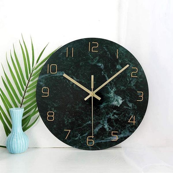 wall clocks tempered gl clock dark green marble texture silent modern suitable for home/office decoration 
wall clocks tempered gl clock dark green marble texture silent modern suitable for home/office decoration