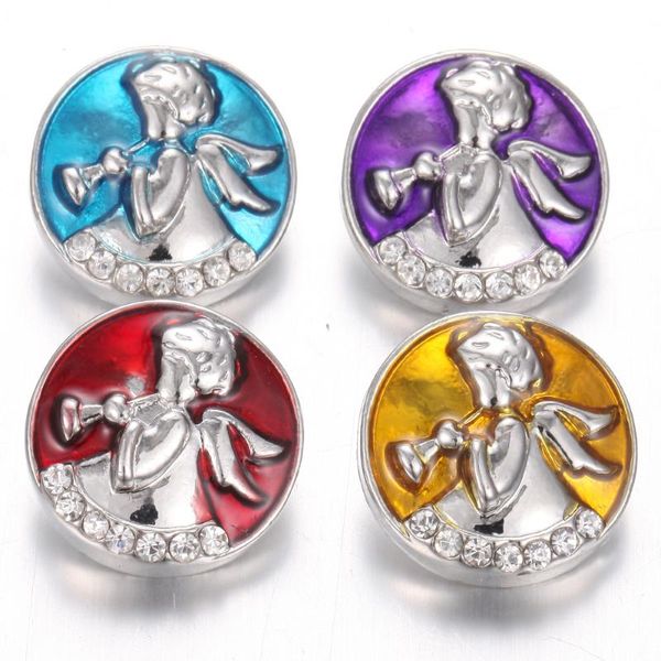charm bracelets 6pcs/lot painting oil snap jewelry beautiful angle 18mm buttons with rhinestone button fit leather, Golden;silver
charm bracelets 6pcs/lot painting oil snap jewelry beautiful angle 18mm buttons with rhinestone button fit leather, Golden;silver