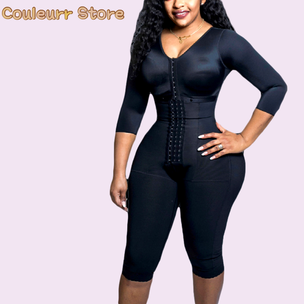 women's shapers full body support arm compression shrink waist with built in bra corset minceur slimming sheath women flat belly faja b, Black;white
women's shapers full body support arm compression shrink waist with built in bra corset minceur slimming sheath women flat belly faja b, Black;white