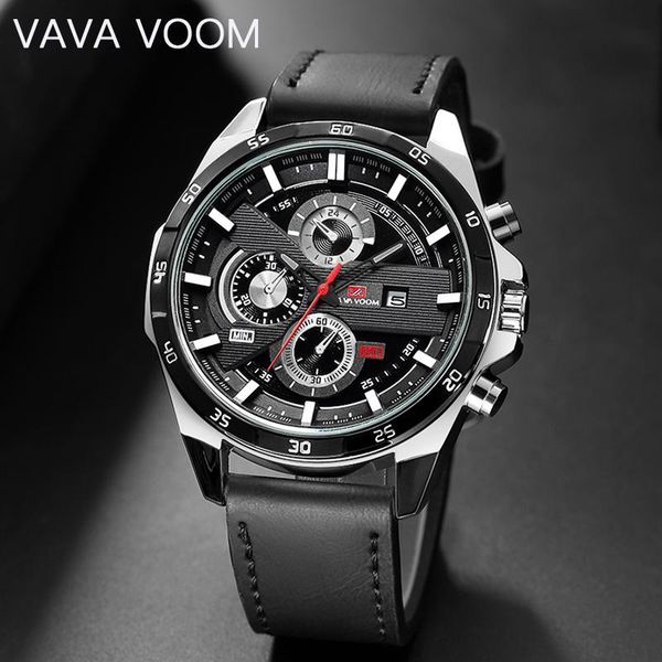 wristwatches vava voom convex subdial quartz watch men sports watches military army male wrist clock relogio masculino, Slivery;brown
wristwatches vava voom convex subdial quartz watch men sports watches military army male wrist clock relogio masculino, Slivery;brown
