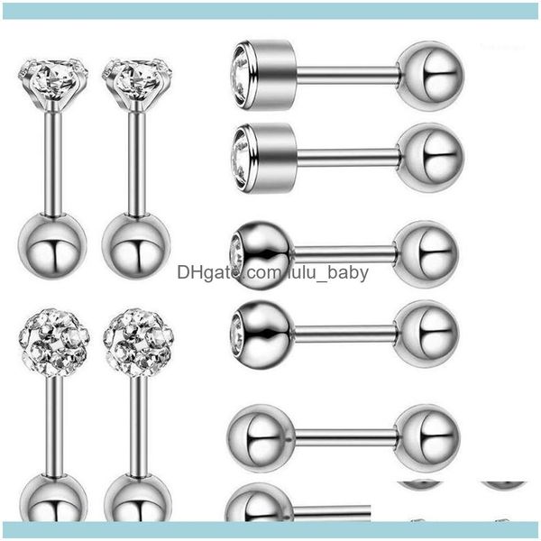 stud jewelrystud 10pcs/set luxury studs earrings for women ball earring shinning crystal ear piercing cartilage jewelry aessory1 drop delive, Golden;silver
stud jewelrystud 10pcs/set luxury studs earrings for women ball earring shinning crystal ear piercing cartilage jewelry aessory1 drop delive, Golden;silver