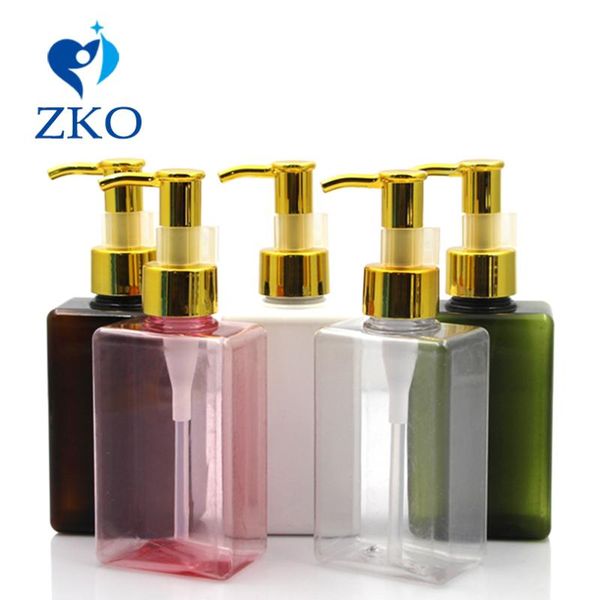 5pcs 150ml petg rectangular bottle golden aluminum oil pump refillable lotion empty cosmetic containers (safety buckles) storage bottles & j
5pcs 150ml petg rectangular bottle golden aluminum oil pump refillable lotion empty cosmetic containers (safety buckles) storage bottles & j