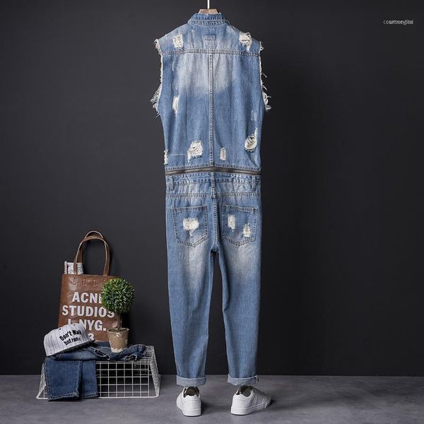 men's jeans men's jeans one piece overalls men sleeveless denim jumpsuits rompers casual zipper male holes ripped pants trousers c, Blue
men's jeans men's jeans one piece overalls men sleeveless denim jumpsuits rompers casual zipper male holes ripped pants trousers c, Blue