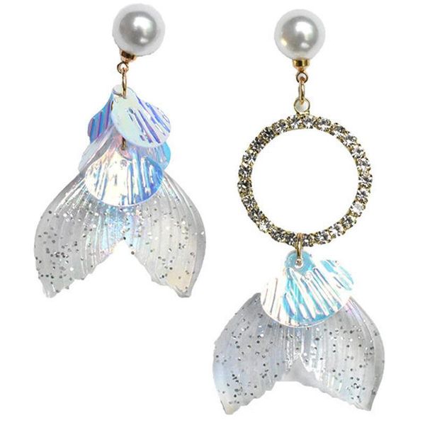 dangle & chandelier 1 pair mermaid drop earring asymmetry imitation pearl pendant earrings for women bijoux jewelry gifts, Silver
dangle & chandelier 1 pair mermaid drop earring asymmetry imitation pearl pendant earrings for women bijoux jewelry gifts, Silver