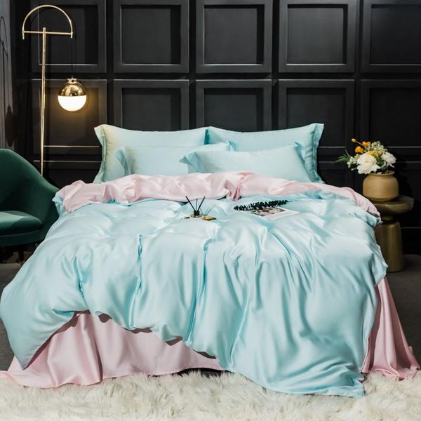 duvet cover with bue and pink 2 color fresh simple style bedding set king size high thread count long staple bed sheet sets
duvet cover with bue and pink 2 color fresh simple style bedding set king size high thread count long staple bed sheet sets