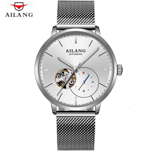 ailang automatic clock skeleton dial business mechanical clocks lightweight waterproof high-end poison for man brand, Slivery;brown
ailang automatic clock skeleton dial business mechanical clocks lightweight waterproof high-end poison for man brand, Slivery;brown