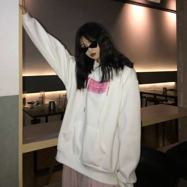 women's hoodies & sweatshirts winter port wind ins super fire harajuku loose bf velvet thickened hooded sweater can salt sweet fried st, Black
women's hoodies & sweatshirts winter port wind ins super fire harajuku loose bf velvet thickened hooded sweater can salt sweet fried st, Black