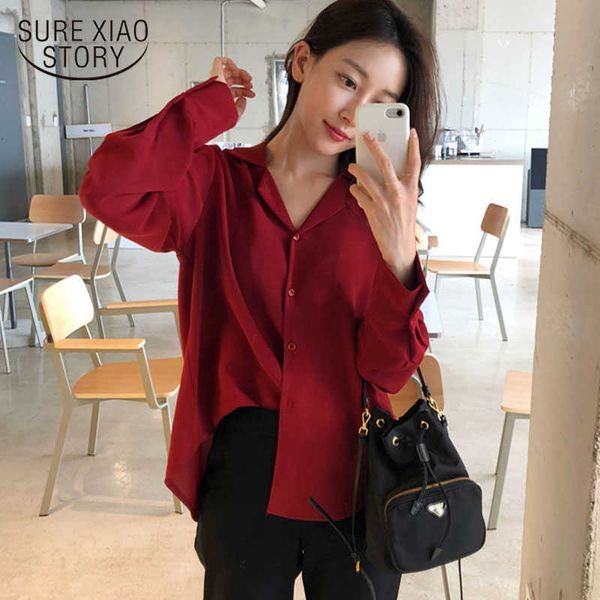 fashion autumn women blouses loose solid color female chiffon long sleeve women shirts clothes feminine blusas 1697 50 210528, White
fashion autumn women blouses loose solid color female chiffon long sleeve women shirts clothes feminine blusas 1697 50 210528, White