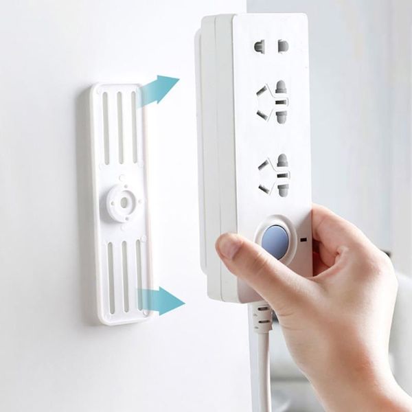 seamless punch-plug sticker holder wall fixer power strip holders home storage for sockets shelf stand hooks & rails
seamless punch-plug sticker holder wall fixer power strip holders home storage for sockets shelf stand hooks & rails