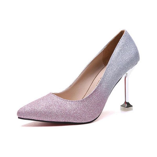 dress shoes female high-heeled pointed toe bridesmaid sequined banquet fashion wedding single, Black
dress shoes female high-heeled pointed toe bridesmaid sequined banquet fashion wedding single, Black