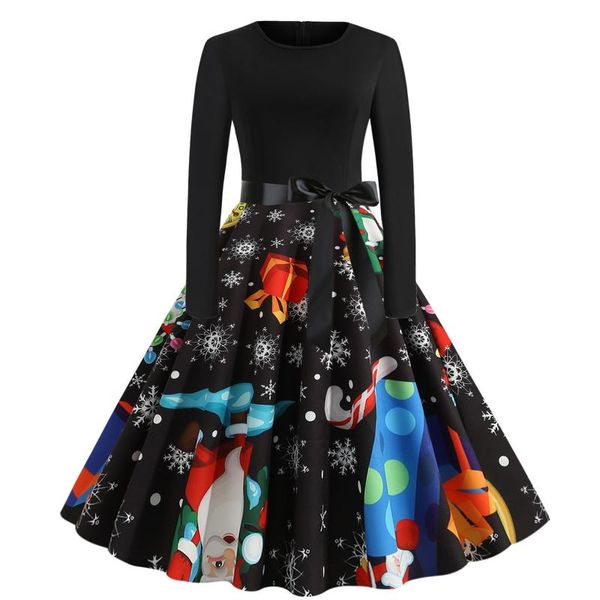 casual dresses christmas winter women 50s 60s vintage robe swing pinup elegant party dress long sleeve plus size vestidos d5, Black;gray
casual dresses christmas winter women 50s 60s vintage robe swing pinup elegant party dress long sleeve plus size vestidos d5, Black;gray